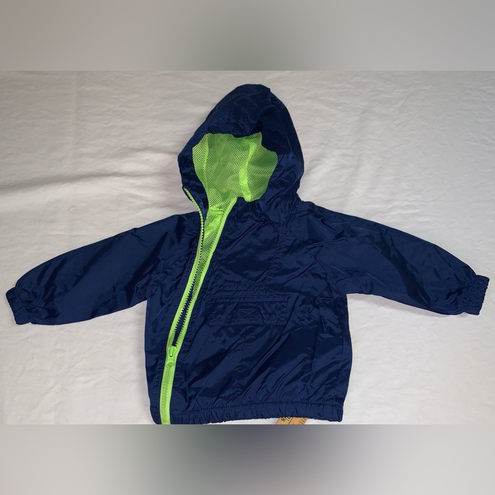 Joe Fresh Navy Blue and Neon Green kids Hooded Jacket

3-6m
12-17lb
5-8kg